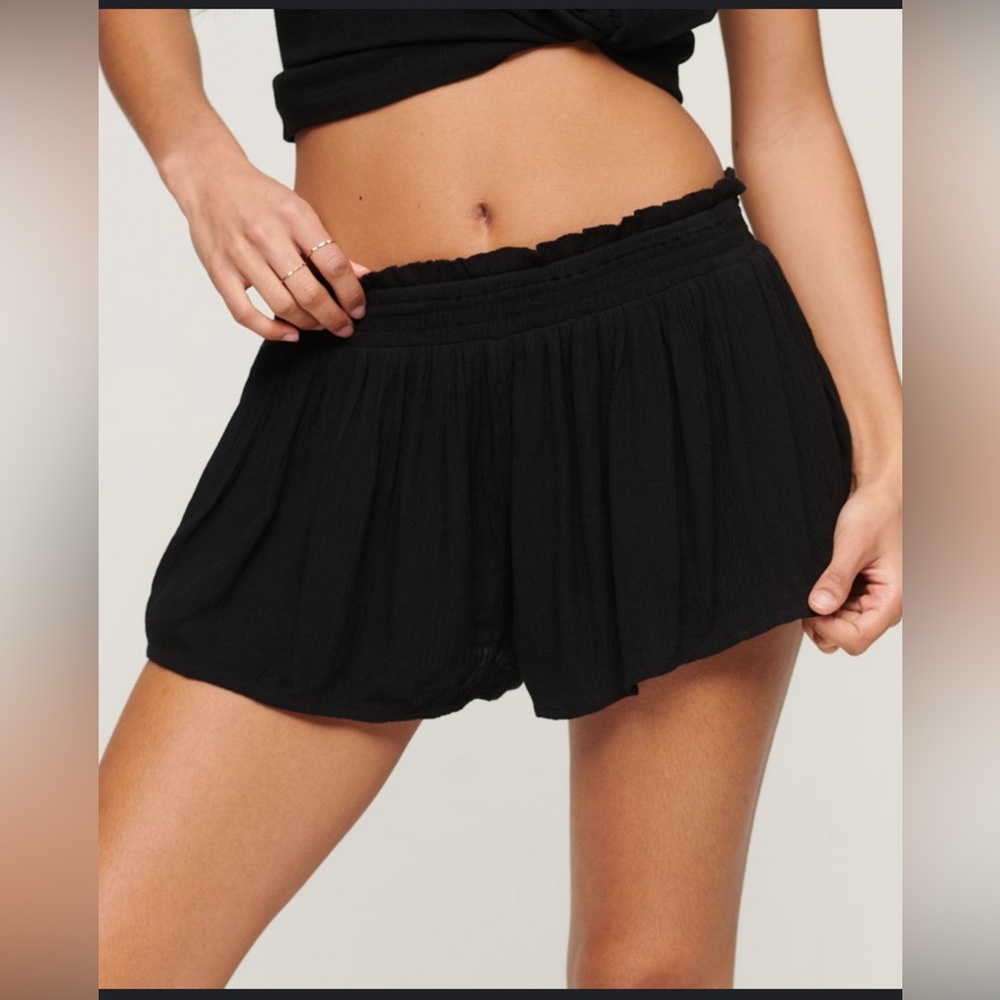 Ecote Smocked Beach Shorts - Picture 1 of 6